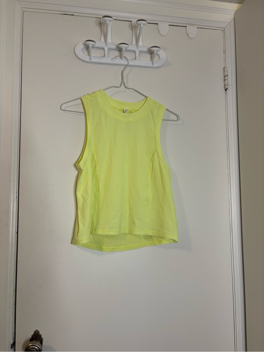 lululemon athletica Neon Yellow Sleeveless Performance Tank